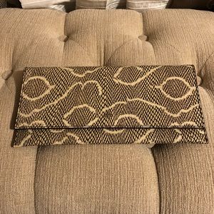Tory Burch Snakeskin Clutch